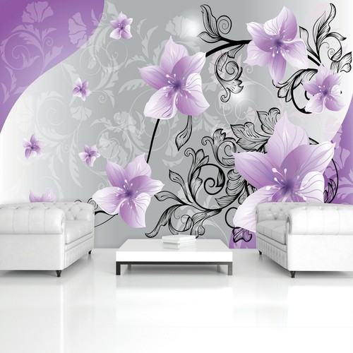 Vlies fototapete blumen - vlies,