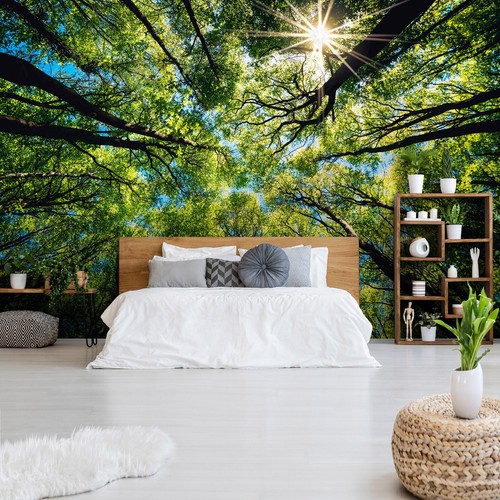 Fototapete baumkronen wald - 3d,