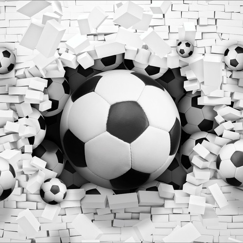 Tapete fußball effekt - tapete,