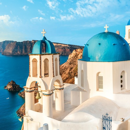Fototapete santorini - fototapete,