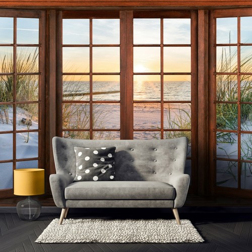 Vlies fototapete fenster - vlies, 3d
