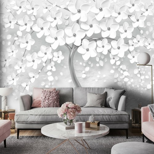Blumen baum vlies - baum,
