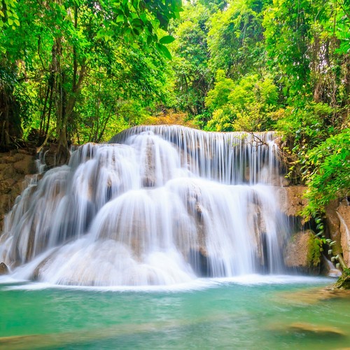 Wasserfall vliestapete - wasserfall,