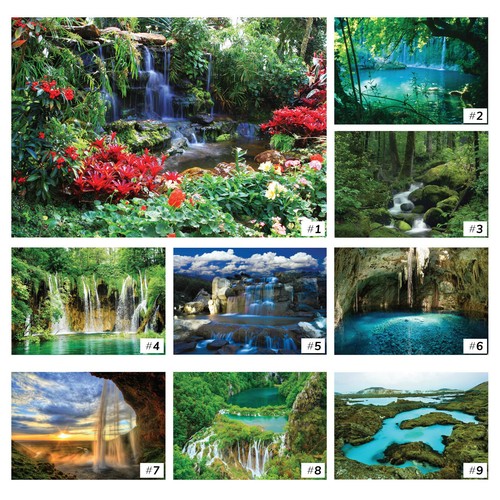 Wasserfall tapete vlies - wasserfall,