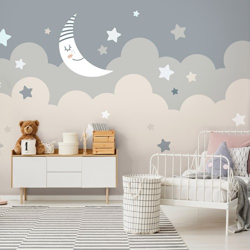 Fototapete kinderzimmer mond - fototapete,